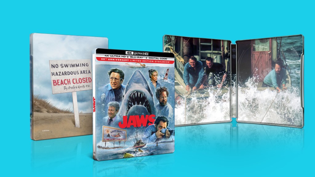 Jaws 50th Anniversary 4K Blu-ray Steelbook Features an Exclusive New Documentary